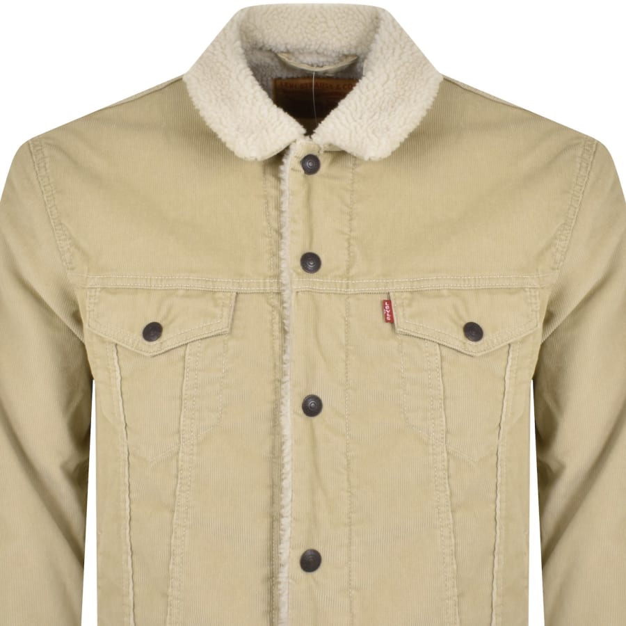 Levis beige denim jacket on sale